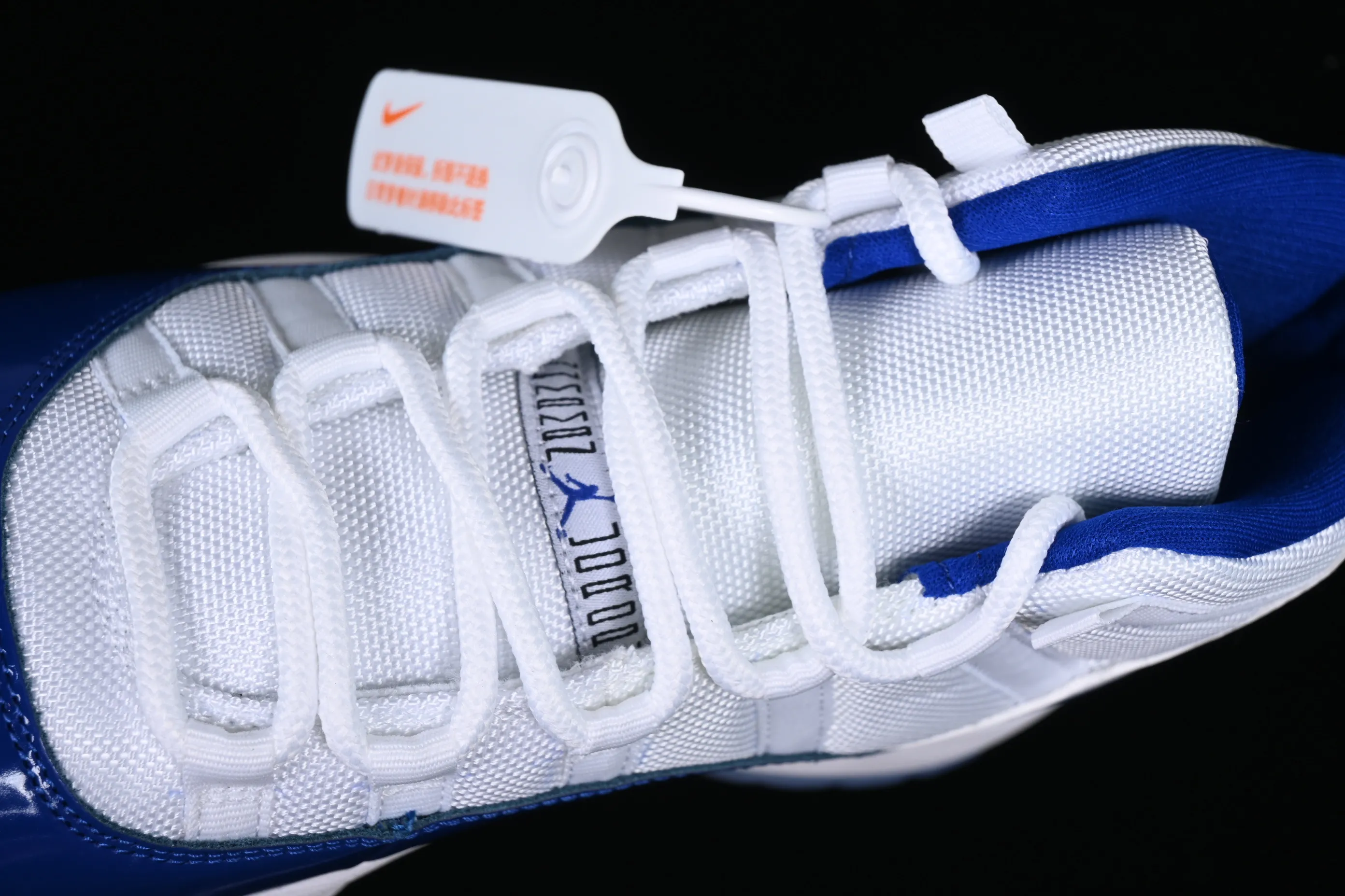 All categories Air Jordan Jordan series basketball shoes Air Jordan 11 P version Air Jordan 11 Retro "Concord Sketch" AJ11 Joe 11 white and blue real standard real carbon high-top basketball shoes CT8012-114